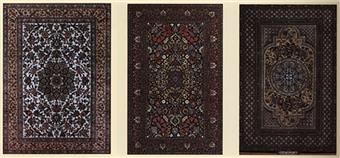 هنر قالی بافی - طرح فرش - تصاویر طرح‌های مرکزی ( ۴ )
